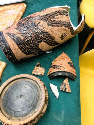 We Repair Contemporary Chinese Vase's