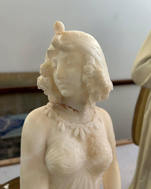 Before & After Repairs: Italian Alabaster Figurine