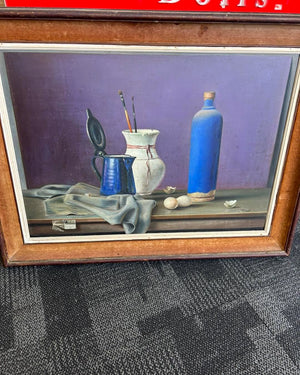 Mid century painting restoration