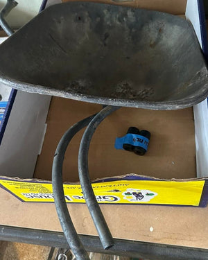 Vintage Toy Steel Wheelbarrow Repair
