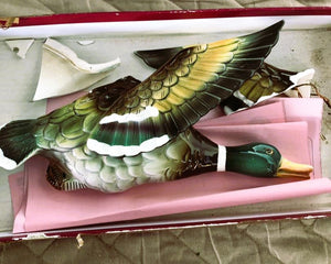 We Repair Ceramic Retro Flying Duck's