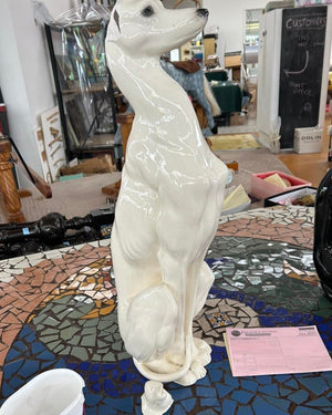 Italian Ceramic Whippet Repair