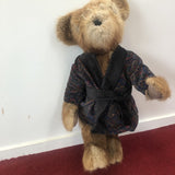 Paisley velvet teddy dressing gown