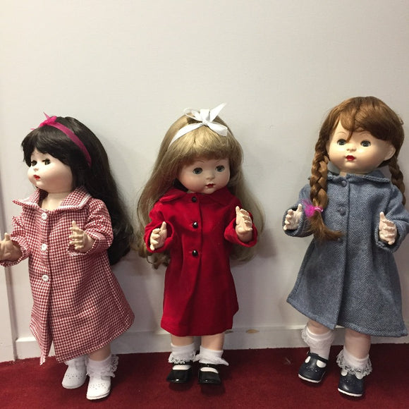 Chic doll coats in velvet, wool or houndstooth