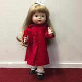 red velvet doll coat