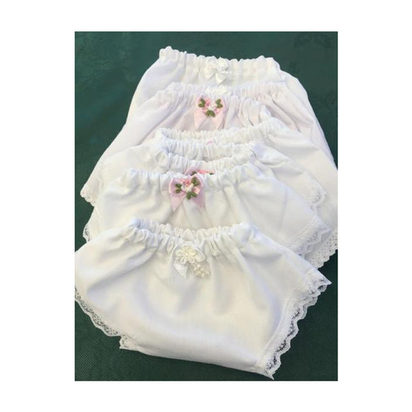 cotton and lace edged dolly knickers